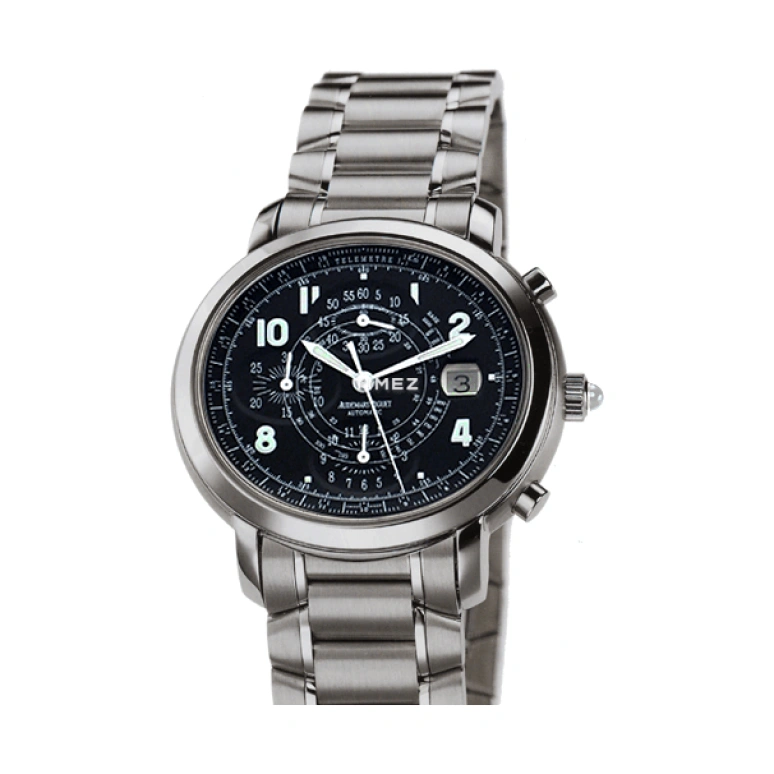 Audemars Piguet,Millenary 40mm,40mm,Stainless Steel,Black,Automatic,Chronograph,Day,25897ST,25897ST.OO.1136ST.02