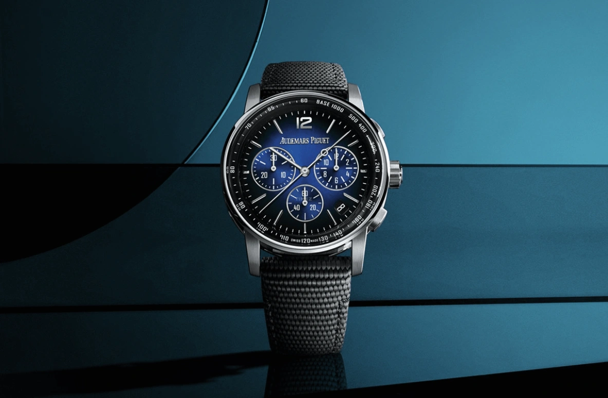 Audemars Piguet,CODE 11.59 41mm,41mm,White Gold,Blue,Automatic,Chronograph,Day,Flyback,26393BC,26393BC.OO.A002KB.01