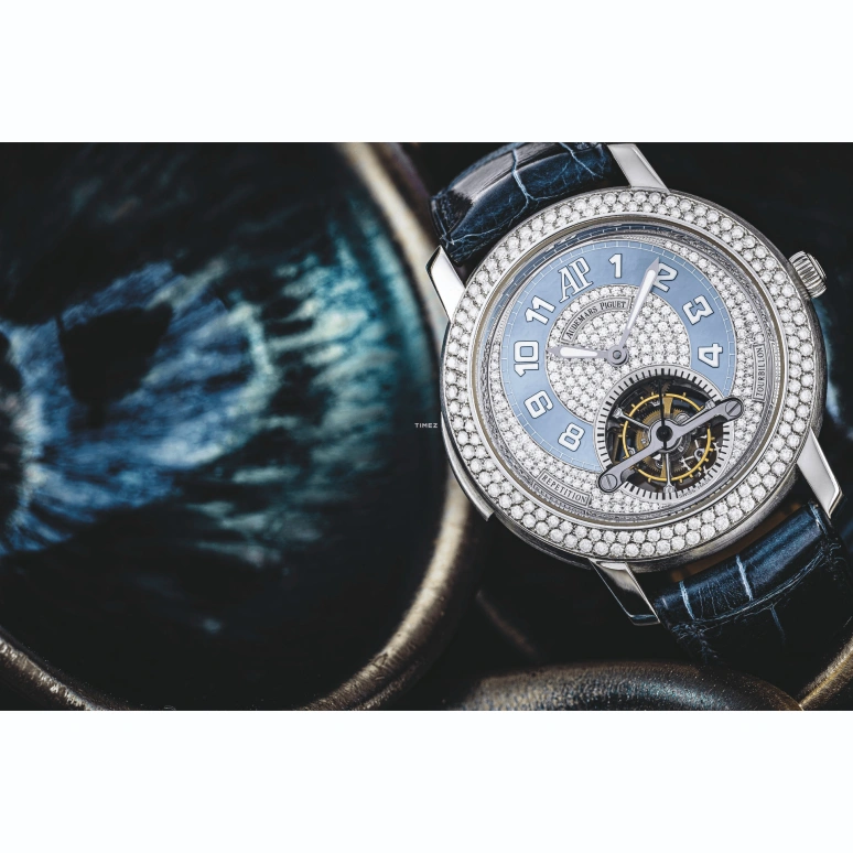 Audemars Piguet,Jules Audemars 40mm,40mm,White Gold,Blue,Silver,Handwound,Tourbillon,Minute Repeater,25982BC,25982BC.Z.0022CR.01