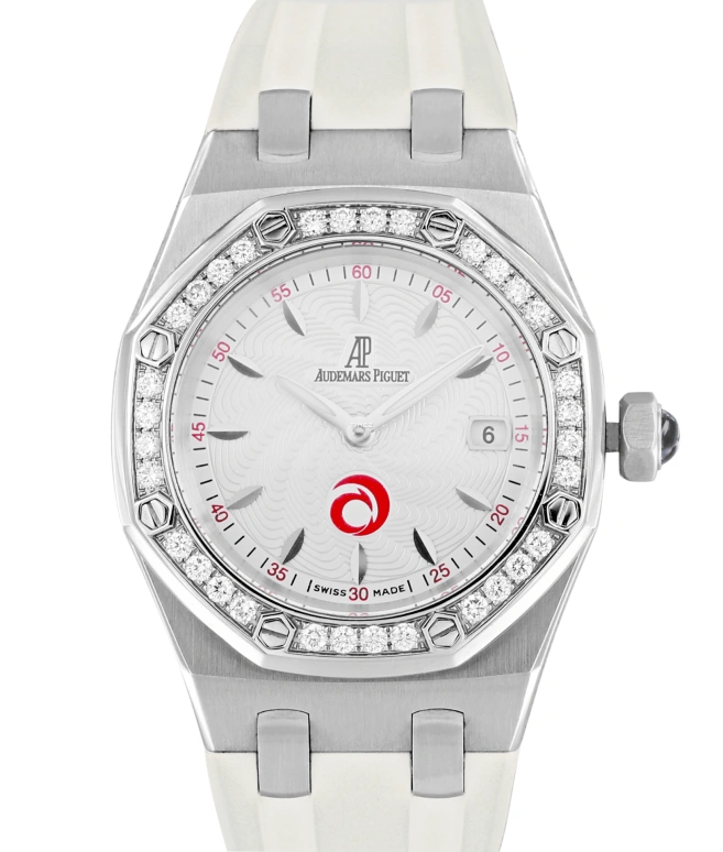 Audemars Piguet,Royal Oak 33x42mm,33x42mm,Stainless Steel,White,Quartz,Day,Sapphire,Crystal Glass,67611ST,67611ST.ZZ.D012CR.01