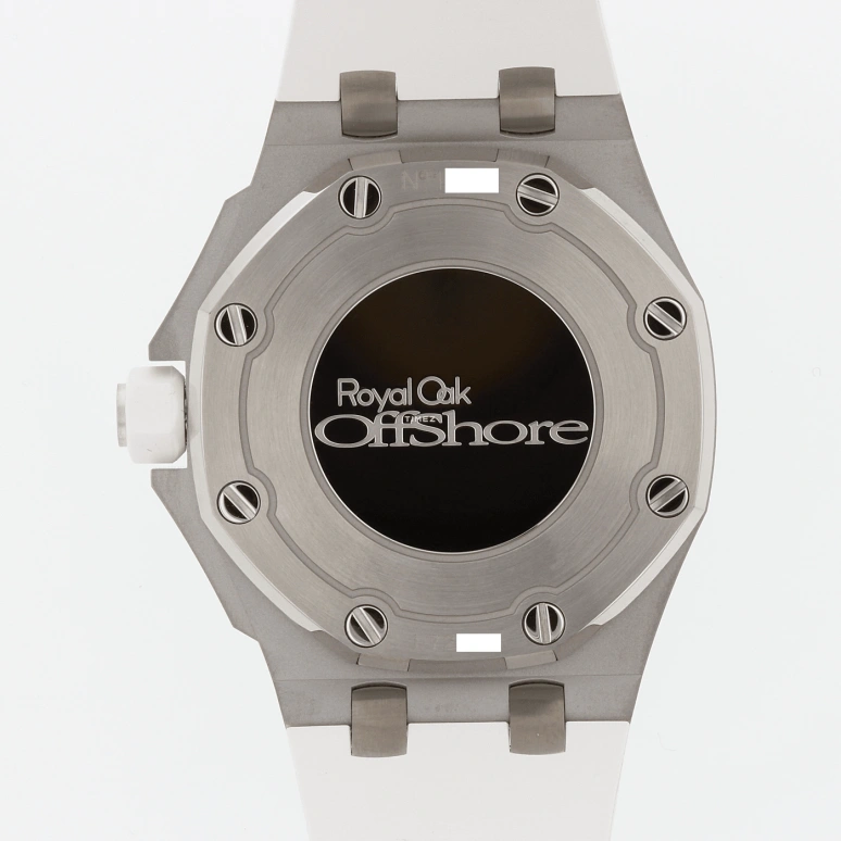 Audemars Piguet,Royal Oak Offshore 37mm,37mm,Rubber,Stainless Steel,White,Silver,Quartz,Day,In-house Caliber,67540SK,67540SK.ZZ.D010CA.01