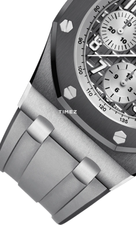 Audemars Piguet,Royal Oak Offshore 42mm,42mm,Titanium,Grey,Automatic,Chronograph,Day,26470IO,26470IO.OO.A006CA.01.A