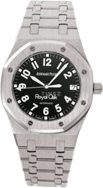 Audemars Piguet,Royal Oak 36mm,36mm,Stainless Steel,Black,Automatic,Day,40hours,14790ST,14790ST.OO.0789ST.07