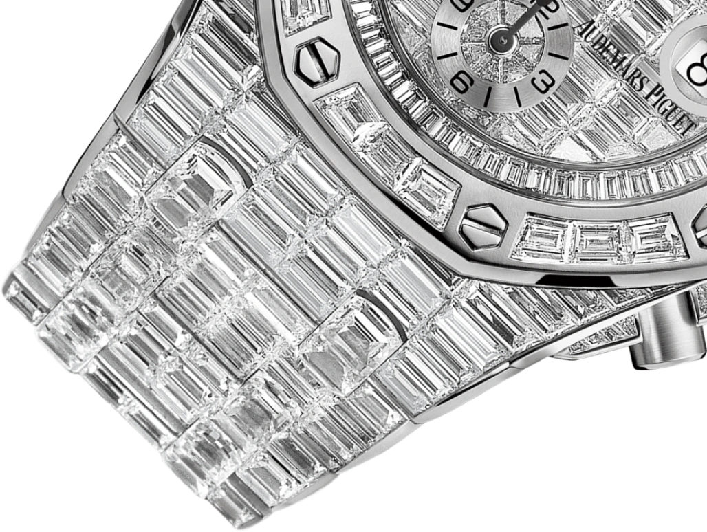 Audemars Piguet,Royal Oak Offshore 42mm,42mm,White Gold,Black,Automatic,Chronograph,Day,26473BC,26473BC.ZZ.8043BC.01