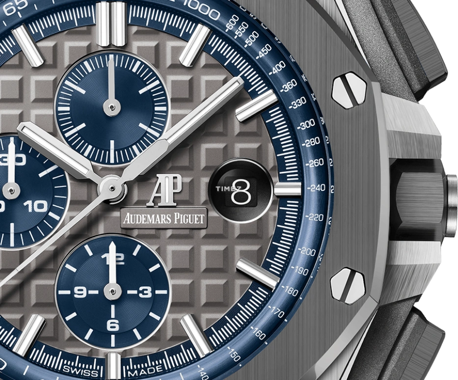 Audemars Piguet,Royal Oak Offshore 44mm,44mm,Titanium,Grey,Automatic,Chronograph,Day,26400IO,26400IO.OO.A004CA.02.A