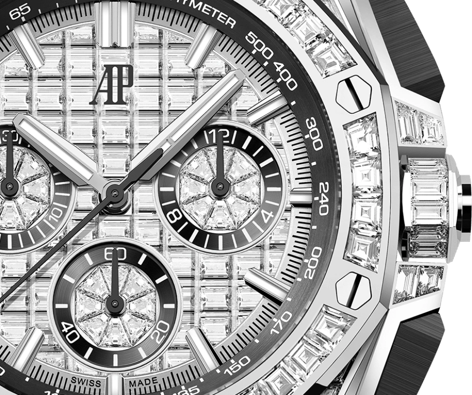 Audemars Piguet,Royal Oak Offshore 43mm,43mm,White Gold,Black,Automatic,Chronograph,70hours,26425BC,26425BC.ZZ.D002CA.02