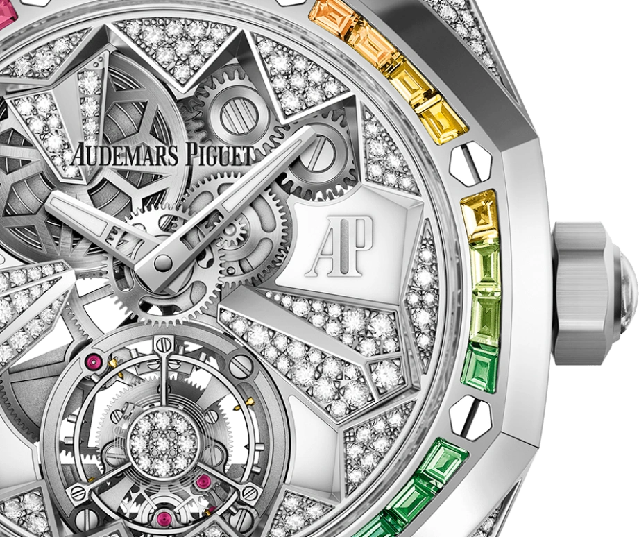 Audemars Piguet,Royal Oak Concept 38.50mm,38.50mm,White Gold,Skeleton,Silver,Handwound,Tourbillon,72hours,26229BC,26229BC.ZY.D326CR.01