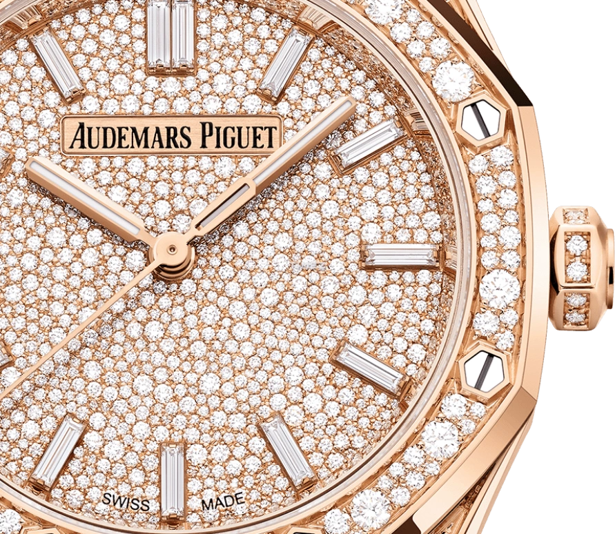 Audemars Piguet,Royal Oak 34mm,34mm,Rose Gold,Automatic,Sapphire,Crystal Glass,Octagon,77452OR,77452OR.ZZ.1365OR.01