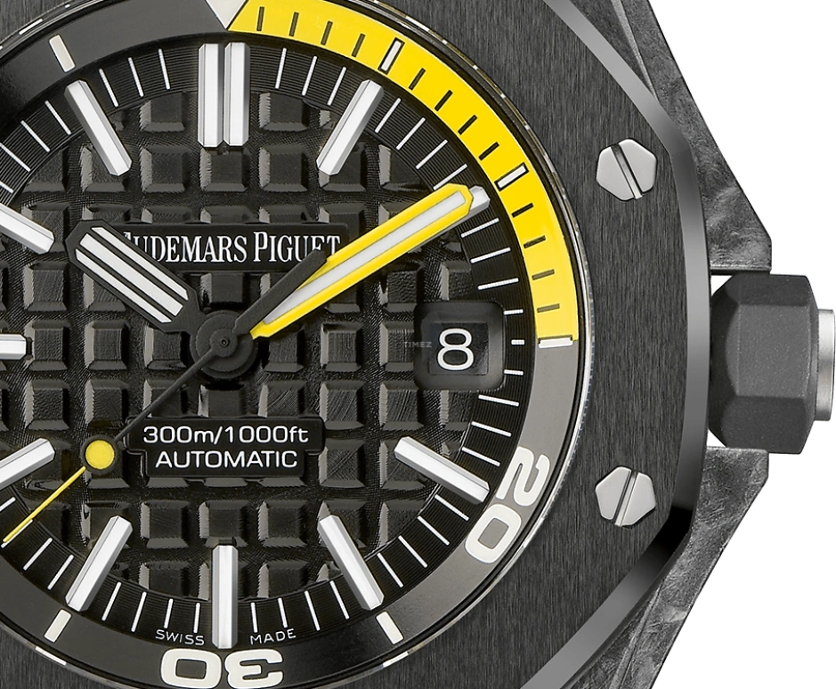 Audemars Piguet,Royal Oak Offshore 42mm,42mm,Titanium,Ceramic,Carbon,Black,Automatic,Day,60hours,15706AU,15706AU.OO.A002CA.01