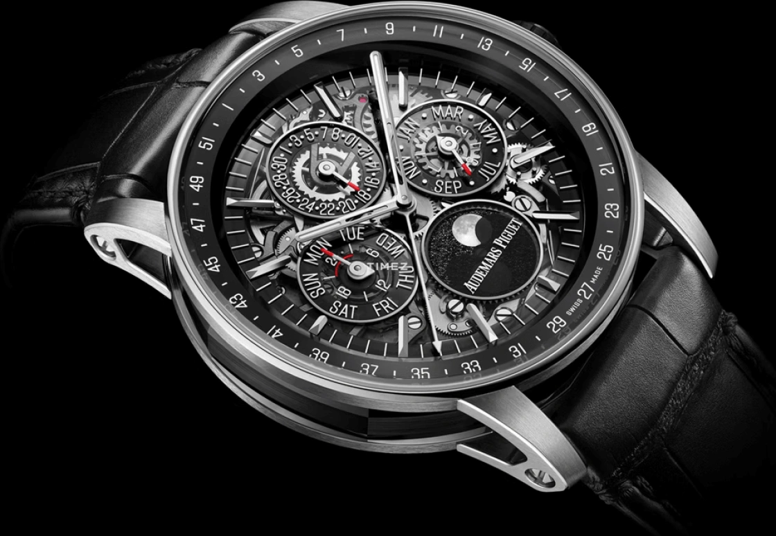 Audemars Piguet,CODE 11.59 41mm,41mm,White Gold,Silver,Automatic,Moonphase,Perpetual Calendar,Leap Year,Month,55hours,In-house Caliber,26443NB,26443NB.OO.D002CR.01