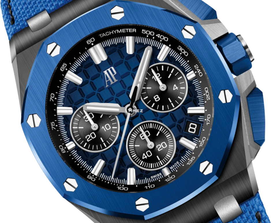 Audemars Piguet,Royal Oak Offshore 43mm,43mm,Ceramic,Blue,Automatic,Chronograph,Day,Flyback,Ryan Garcia,26420CE,26420CE.OO.A043VE.01