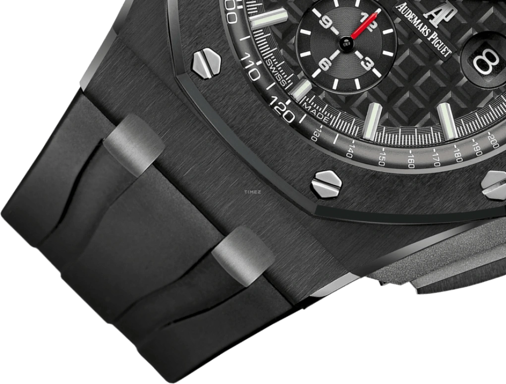 Audemars Piguet,Royal Oak Offshore 44mm,44mm,Titanium,Ceramic,Black,Automatic,Chronograph,Day,26402CE,26402CE.OO.A002CA.01