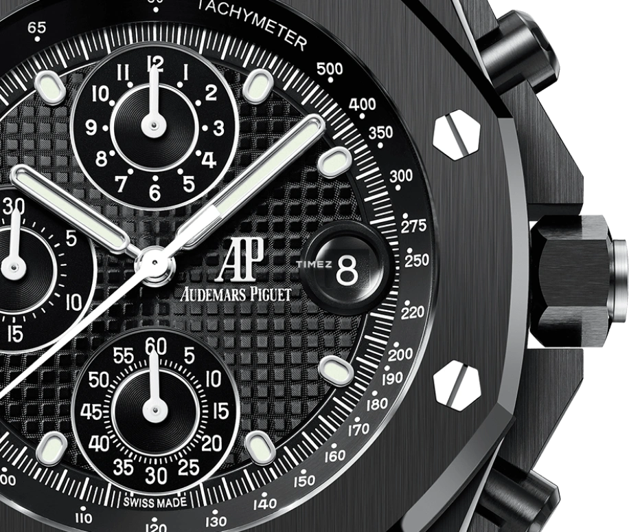 Audemars Piguet,Royal Oak Offshore 42mm,42mm,Ceramic,Black,Automatic,Chronograph,Day,Flyback,26238CE,26238CE.OO.1300CE.01