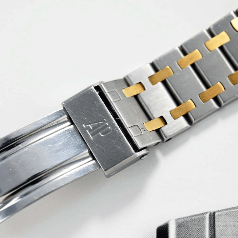 Audemars Piguet,Royal Oak 36mm,36mm,Stainless Steel,Yellow Gold,Grey,Automatic,Moonphase,Date,Day,25594SA