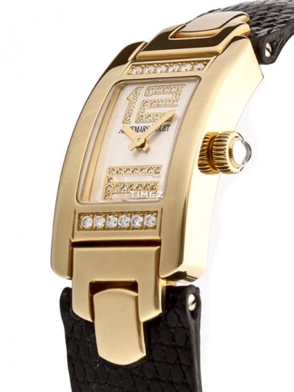 Audemars Piguet,Other 18.20x32.60mm,18.20x32.60mm,Yellow Gold,Beige,White,Quartz,Sapphire,Crystal Glass,Rectangular,67461BA,67461BA.ZZ.A001LZ.02