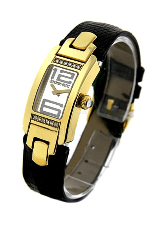 Audemars Piguet,Other 18mm,18mm,Yellow Gold,Silver White,White,Quartz,Rectangular,Gold,67461BA,67461BA.ZZ.A001LZ.01