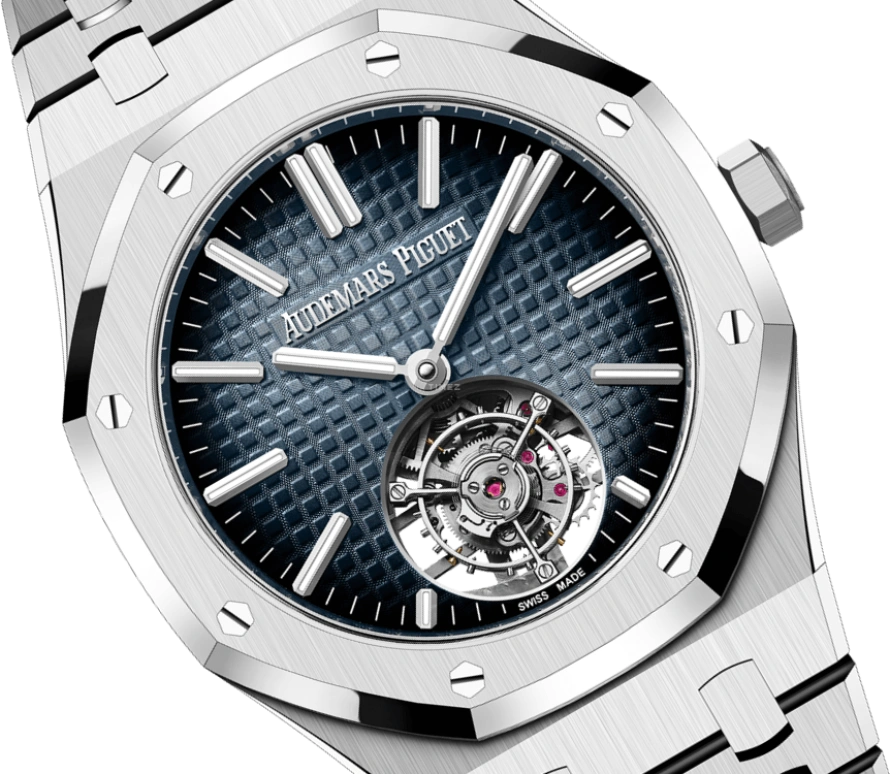 Audemars Piguet,Royal Oak 41mm,41mm,Stainless Steel,Blue,Automatic,Tourbillon,65hours,26730ST,26730ST.OO.1320ST.01 50th