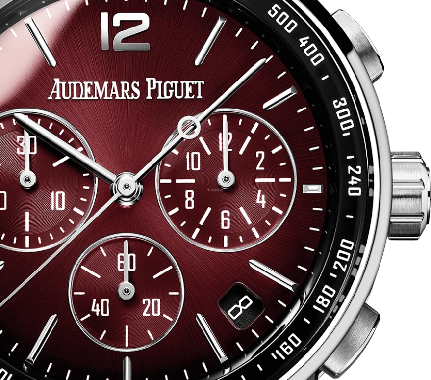 Audemars Piguet,CODE 11.59 41mm,41mm,White Gold,Red,Automatic,Chronograph,Day,Flyback,26393BC,26393BC.OO.A068CR.01