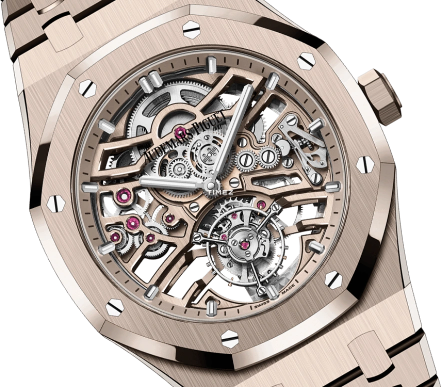 Audemars Piguet,Royal Oak 41mm,41mm,Sand Gold,Skeleton,Automatic,Tourbillon,65hours,Chocolate Droppa,Lionel Messi,Kevin Hart,La Pulga,Lil Kev,26735SG,26735SG.OO.1320SG.01