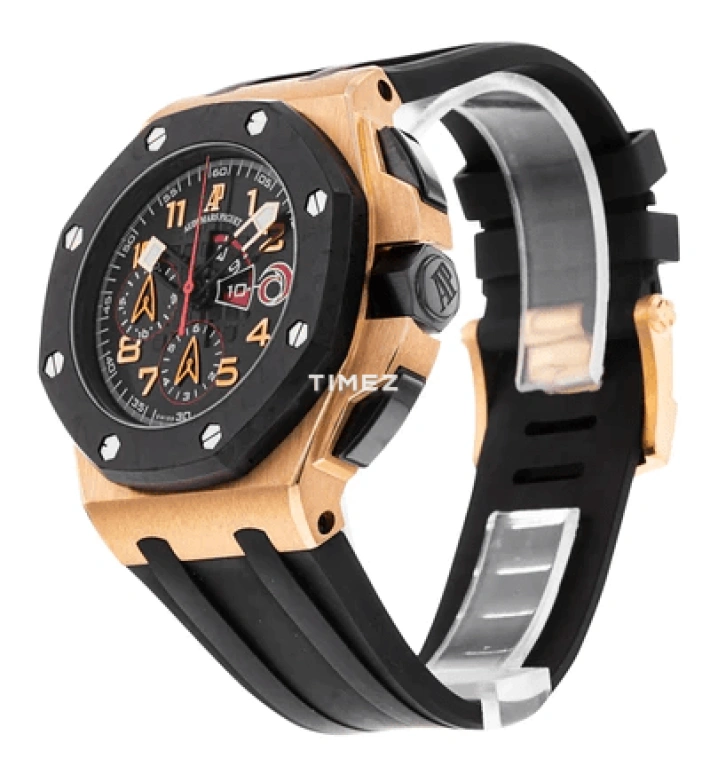 Audemars Piguet,Royal Oak Offshore 44mm,44mm,Pink Gold,Titanium,Ceramic,Carbon,Black,Automatic,Regatta Timer,Chronograph,Flyback,26062OR,26062OR.OO.A002CA.01