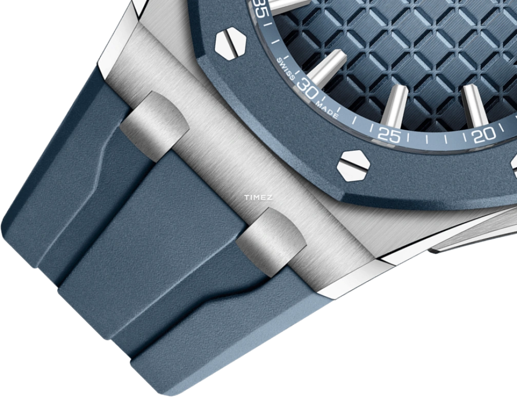Audemars Piguet,Royal Oak Offshore 43mm,43mm,Stainless Steel,Blue,Automatic,Day,70hours,15605SK,15605SK.OO.A350CA.01