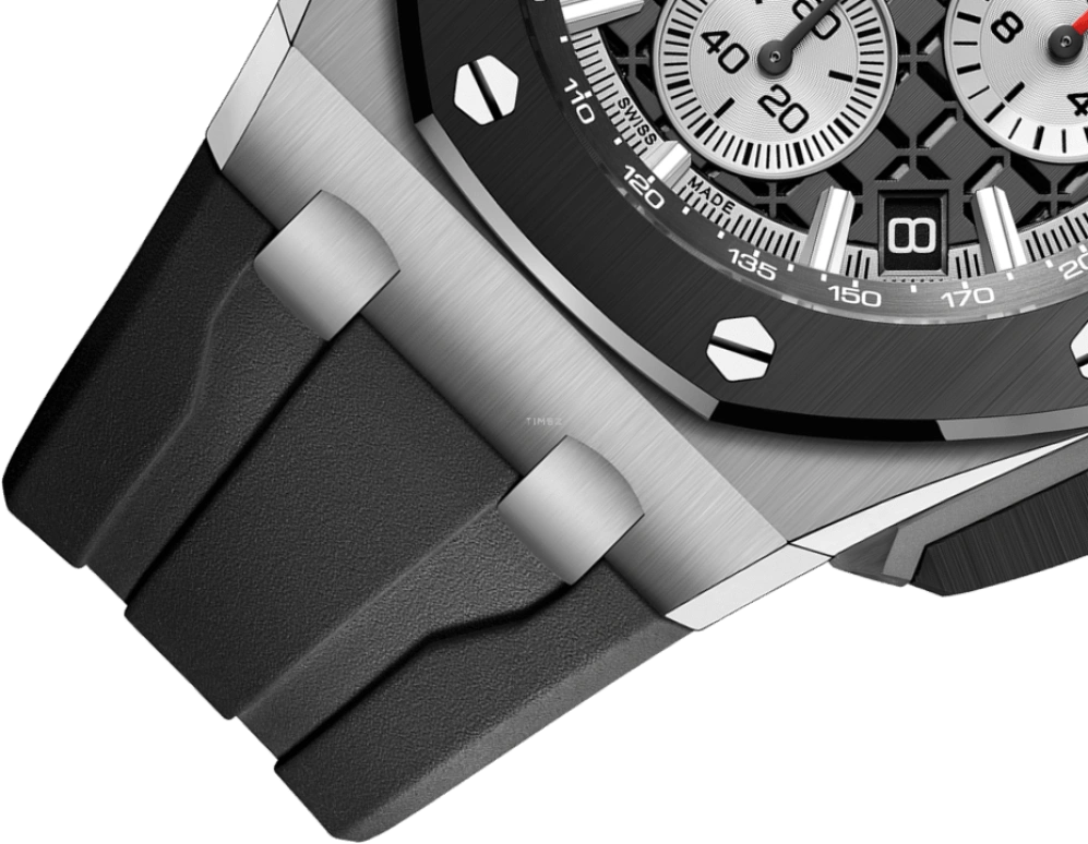 Audemars Piguet,Royal Oak Offshore 43mm,43mm,Ceramic,Stainless Steel,Black,Automatic,Chronograph,Day,Flyback,26420SO,26420SO.OO.A002CA.01