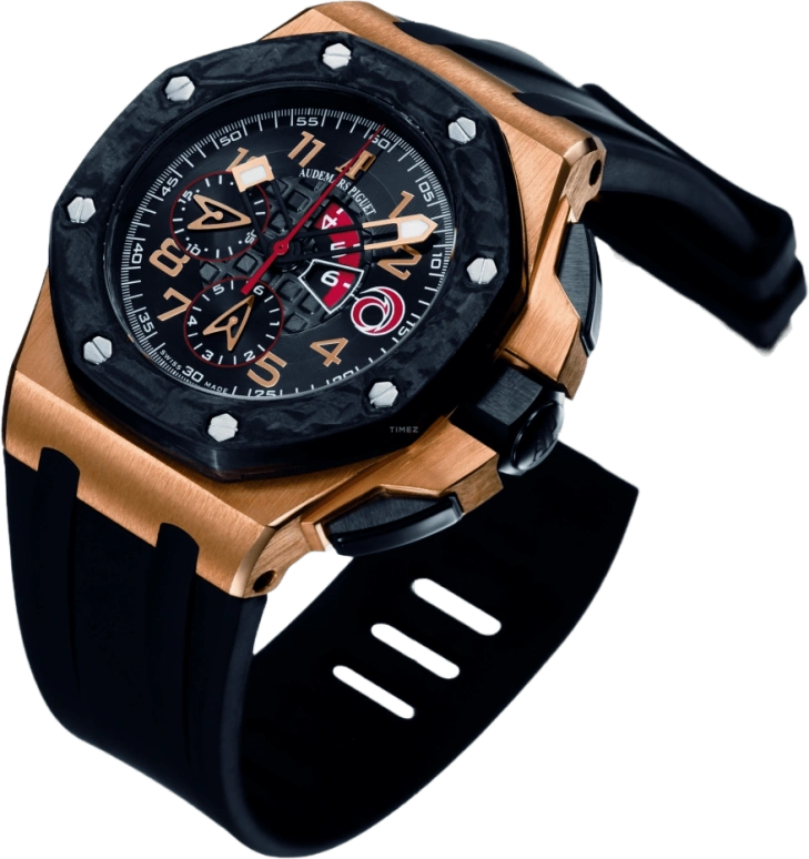 Audemars Piguet,Royal Oak Offshore 44mm,44mm,Pink Gold,Titanium,Ceramic,Carbon,Black,Automatic,Regatta Timer,Chronograph,Flyback,26062OR,26062OR.OO.A002CA.01