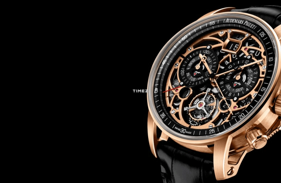 Audemars Piguet,CODE 11.59 42mm,42mm,Rose Gold,Skeleton,Automatic,Chronograph,Moonphase,Perpetual Calendar,Month,60hours,In-house Caliber,26398OR,26398OR.OO.D002CR.99