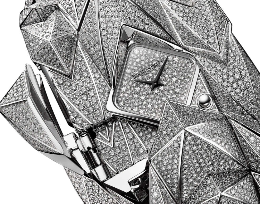 Audemars Piguet,Haute Joaillerie 40mm,40mm,White Gold,Silver,Quartz,In-house Caliber,Sapphire,79420BC,79420BC.ZZ.9190BC.01