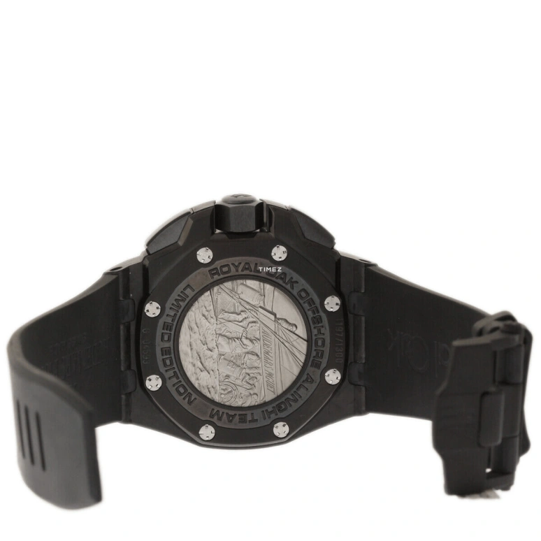 Audemars Piguet,Royal Oak Offshore 44mm,44mm,Titanium,Carbon,Stainless Steel,Black,Automatic,Chronograph,Power Reserve Indicator,26062,26062.FS.OO.A002.CA.01