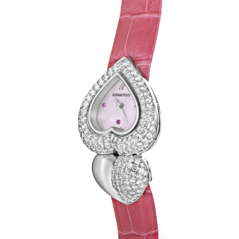 Audemars Piguet,Other 23mm,23mm,White Gold,Pink,Quartz,Other,Silver,67428BC,67428BC.ZZ.A068LZ.01