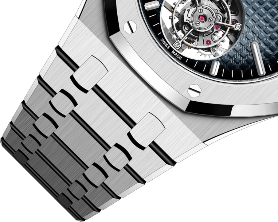Audemars Piguet,Royal Oak 41mm,41mm,Stainless Steel,Blue,Automatic,Tourbillon,65hours,26730ST,26730ST.OO.1320ST.01 50th