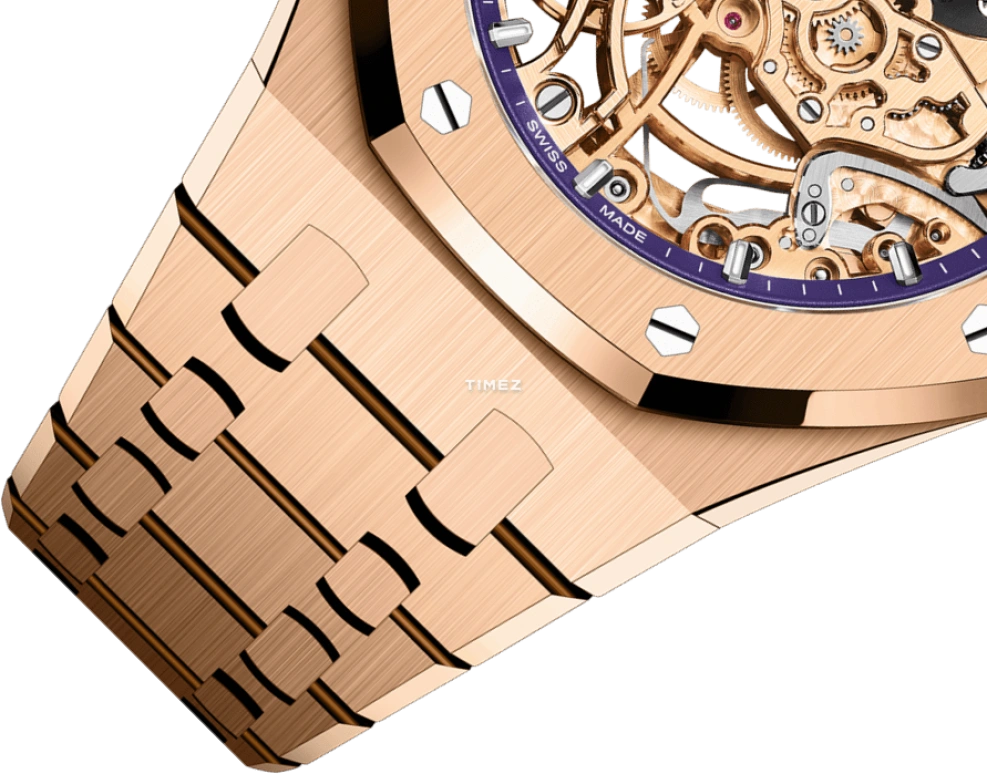Audemars Piguet,Royal Oak 37mm,37mm,Rose Gold,Skeleton,Rose Gold,Automatic,Double Balance,45hours,15467OR,15467OR.OO.1256OR.02