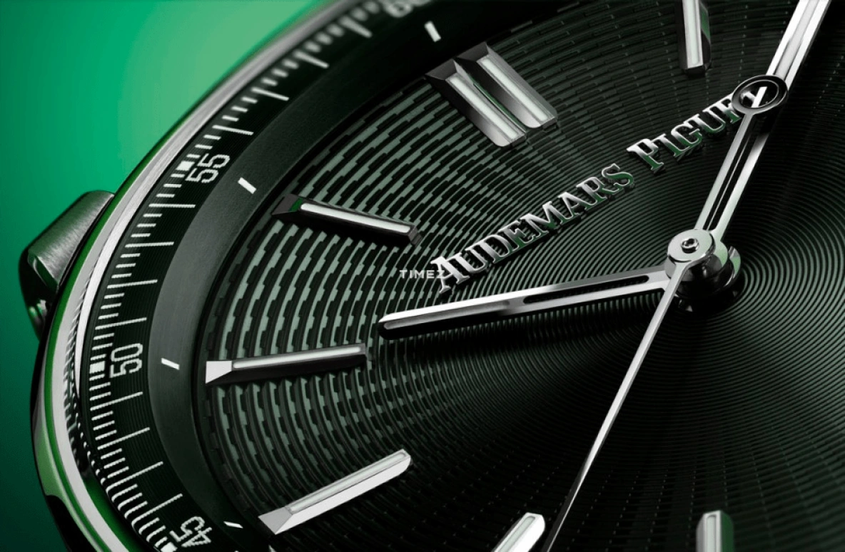 Audemars Piguet,CODE 11.59 41mm,41mm,Stainless Steel,Green,Automatic,Day,70hours,15210ST,15210ST.OO.A056KB.01