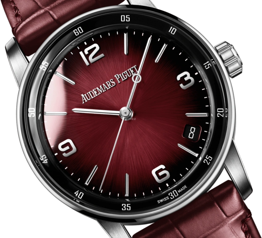 Audemars Piguet,CODE 11.59 41mm,41mm,White Gold,Red,Automatic,Day,70hours,15210BC,15210BC.OO.A068CR.01