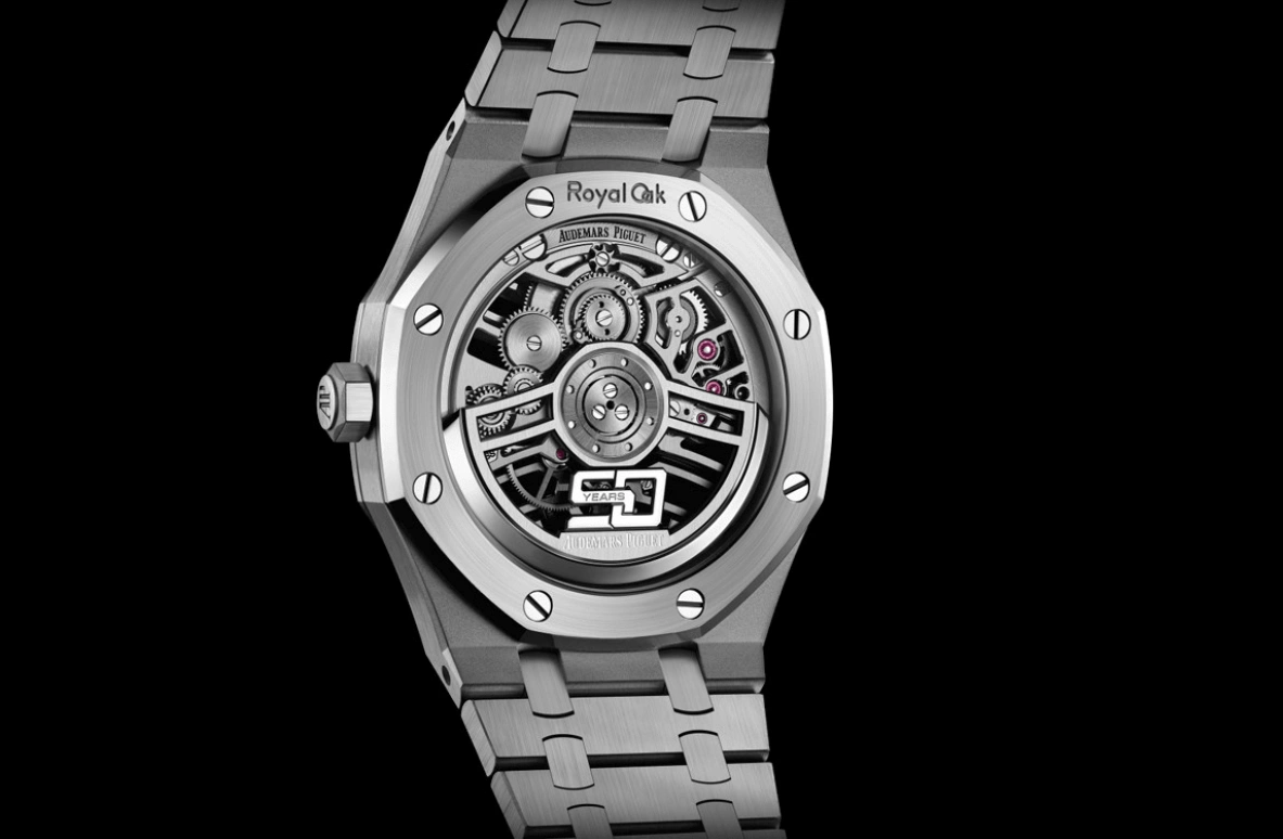 Audemars Piguet,Royal Oak 41mm,41mm,Stainless Steel,Skeleton,Automatic,Tourbillon,65hours,26735ST,26735ST.OO.1320ST.01 50th