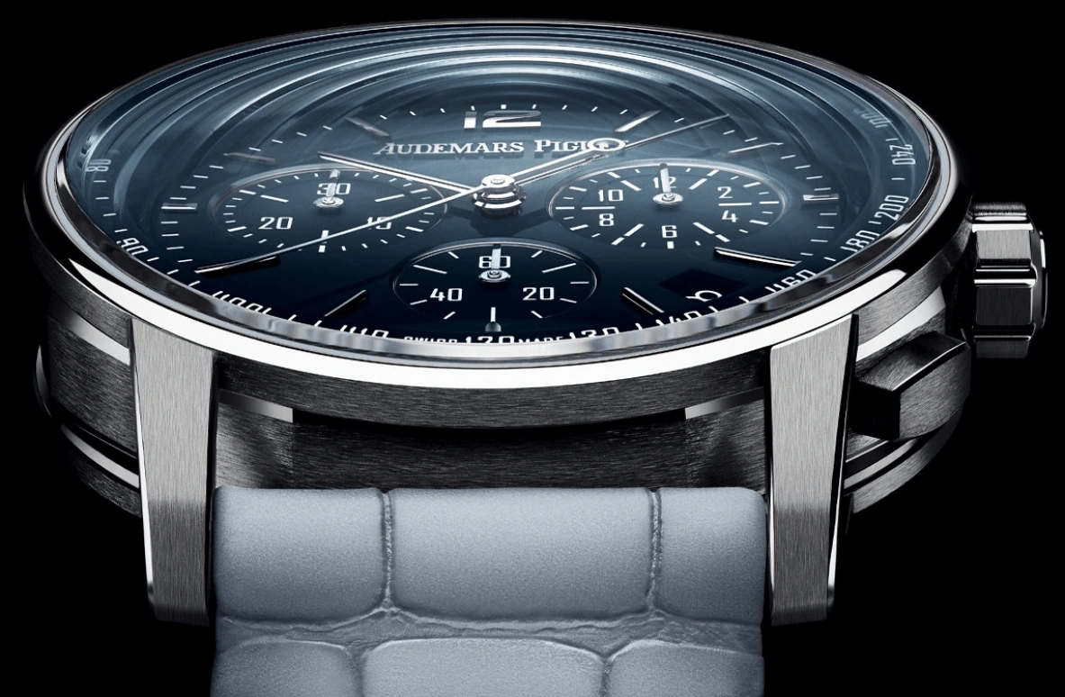 Audemars Piguet,CODE 11.59 41mm,41mm,White Gold,Blue,Automatic,Chronograph,Day,Flyback,26393BC,26393BC.OO.A321CR.01