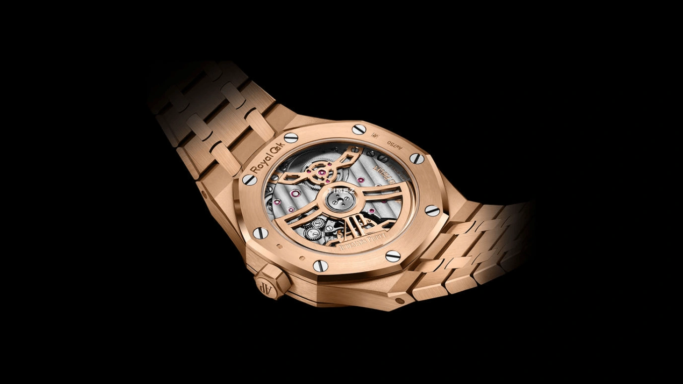 Audemars Piguet,Royal Oak 38mm,38mm,Rose Gold,Beige,Automatic,Moonphase,Perpetual Calendar,Leap Year,Month,55hours,In-house Caliber,26684OR,26684OR.OO.1356OR.01