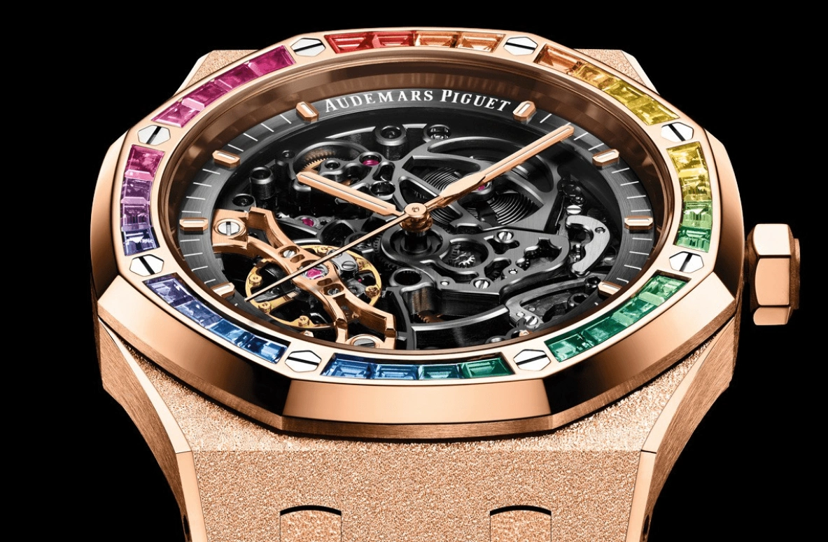 Audemars Piguet,Royal Oak 41mm,41mm,Pink Gold,Skeleton,Automatic,Double Balance,45hours,15412OR,15412OR.YG.1224OR.01