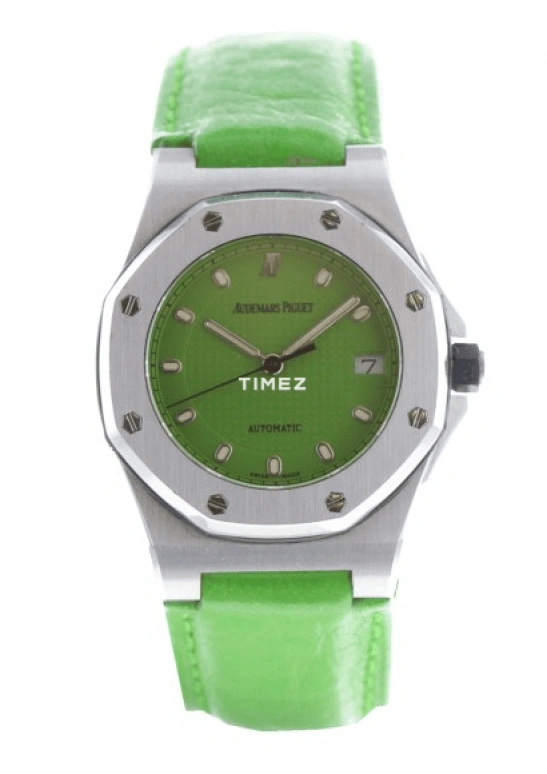 Audemars Piguet,Royal Oak Offshore 32mm,32mm,Stainless Steel,Green,Automatic,Day,Sapphire,77151ST Green