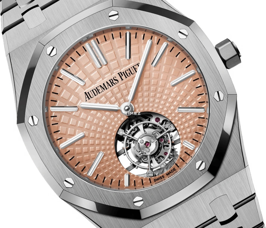 Audemars Piguet,Royal Oak 41mm,41mm,Titanium,Salmon,Automatic,Tourbillon,65hours,26531TI,26531TI.OO.1220TI.01