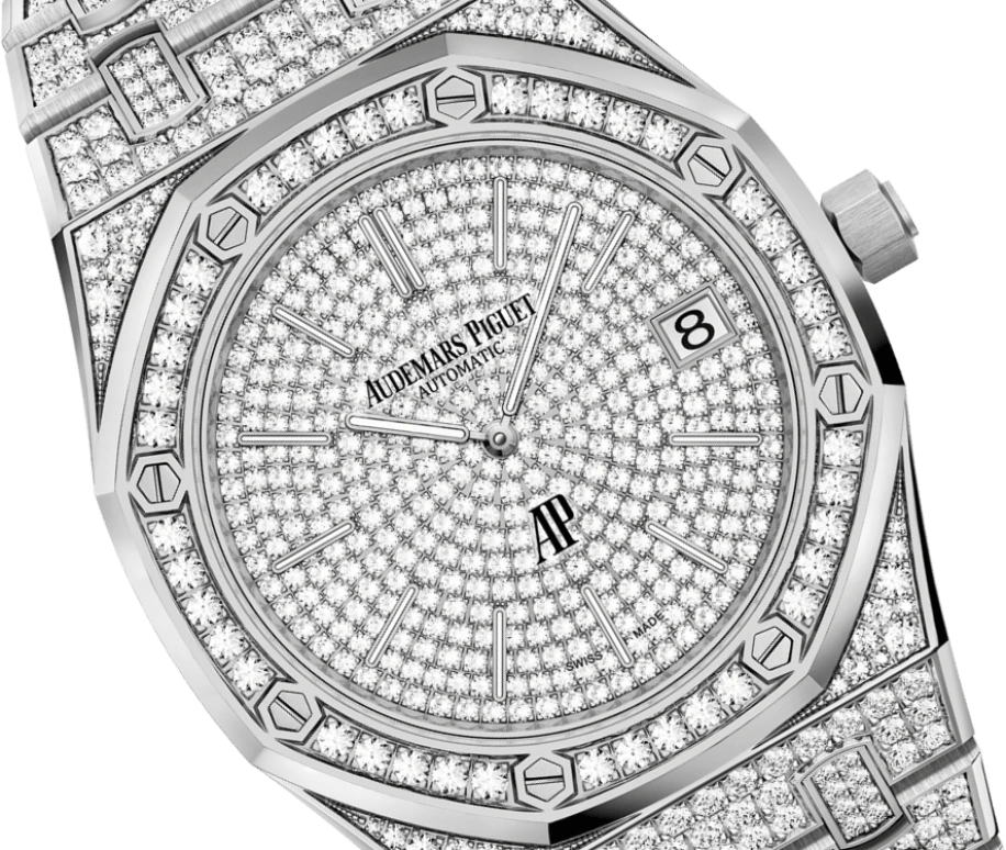 Audemars Piguet,Royal Oak 39mm,39mm,White Gold,Silver,Automatic,Day,40hours,15202BC,15202BC.ZZ.1241BC.01