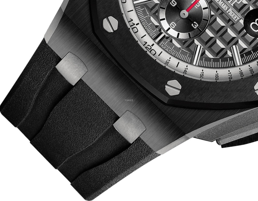 Audemars Piguet,Royal Oak Offshore 44mm,44mm,Titanium,Ceramic,Grey,Automatic,Chronograph,Day,26405CE,26405CE.OO.A002CA.01