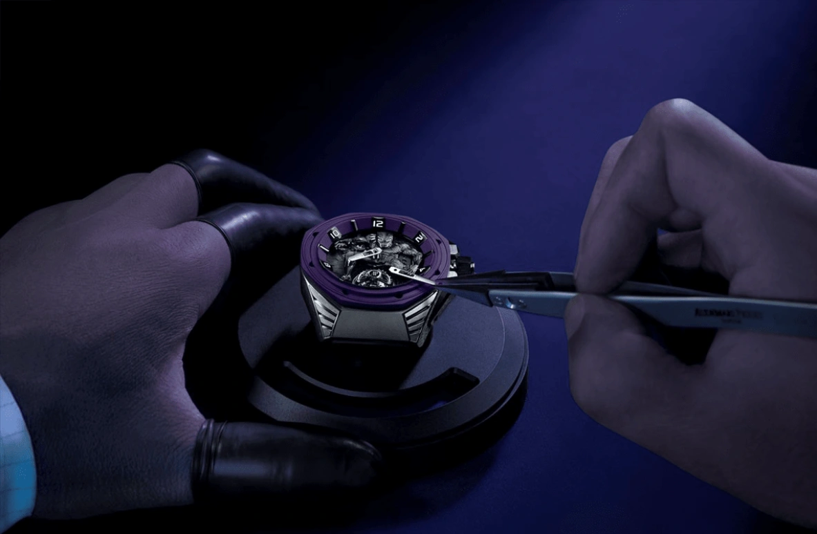 Audemars Piguet,Royal Oak Concept 42mm,42mm,Titanium,Ceramic,Multi-Color,Handwound,Tourbillon,72hours,Khaled Mohamed Khaled,Francisco Lindor,Draymond Green,LeBron James,DJ Khaled,Neymar,26620IO,26620IO.OO.D077CA.01