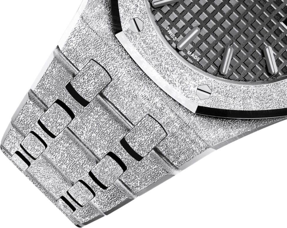 Audemars Piguet,Royal Oak 33mm,33mm,White Gold,Black,Quartz,Day,In-house Caliber,67653BC,67653BC.GG.1263BC.02