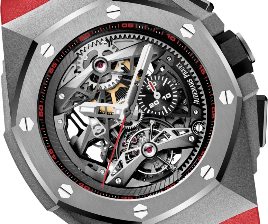Audemars Piguet,Royal Oak Concept 44mm,44mm,Titanium,Ceramic,Skeleton,Automatic,Chronograph,Tourbillon,26587TI,26587TI.OO.D067CA.01