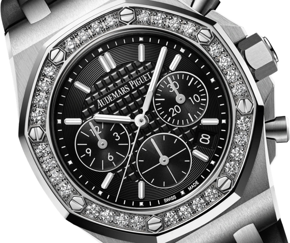 Audemars Piguet,Royal Oak Offshore 37mm,37mm,Stainless Steel,Black,Automatic,Chronograph,Day,26231ST,26231ST.ZZ.D002CA.01