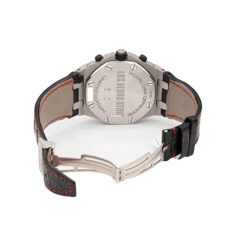 Audemars Piguet,Royal Oak Offshore 42mm,42mm,White Gold,Black,Automatic,Chronograph,Day,26191BC,26191BC.ZZ.D002CR.01