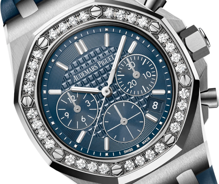 Audemars Piguet,Royal Oak Offshore 37mm,37mm,Stainless Steel,Blue,Automatic,Chronograph,Day,26231ST,26231ST.ZZ.D027CA.01