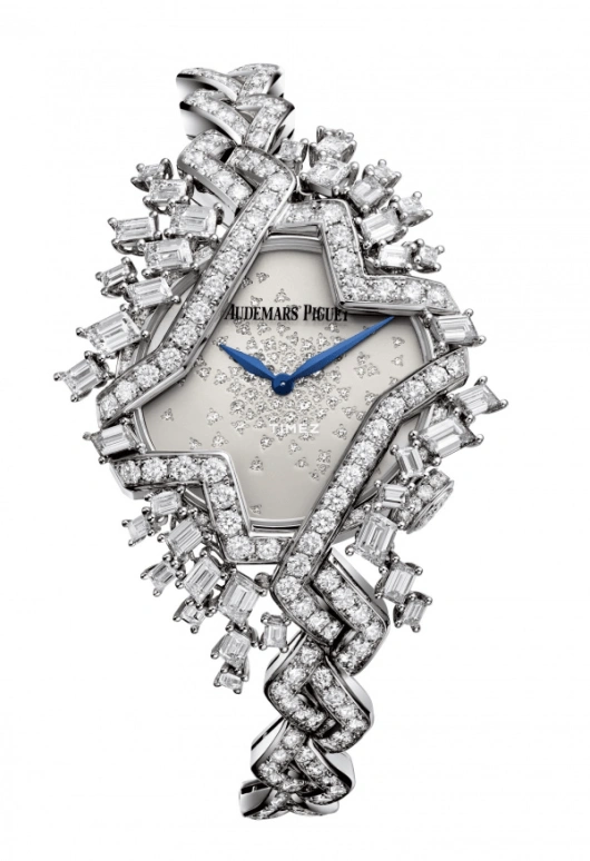 Audemars Piguet,Haute Joaillerie 28.50mm,28.50mm,White Gold,Silver White,Handwound,48hours,In-house Caliber,79417BC,79417BC.ZZ.9184BC.01